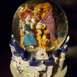 Beauty And The Beast Snow Globe 