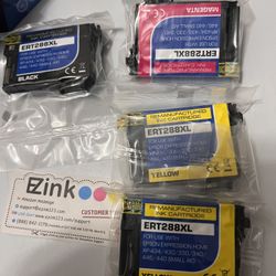 E-Z Ink Remanufactured Ink Cartridge Replacement for Epson 288 288XL High Yield to use with XP-440 XP-446 XP-330 XP-340 XP-430 (2 Black, 1 Cyan, 1 Mag