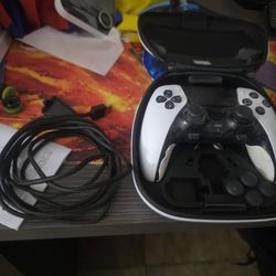Sony ps5 dualsense edge with Case And USB Charger Cord