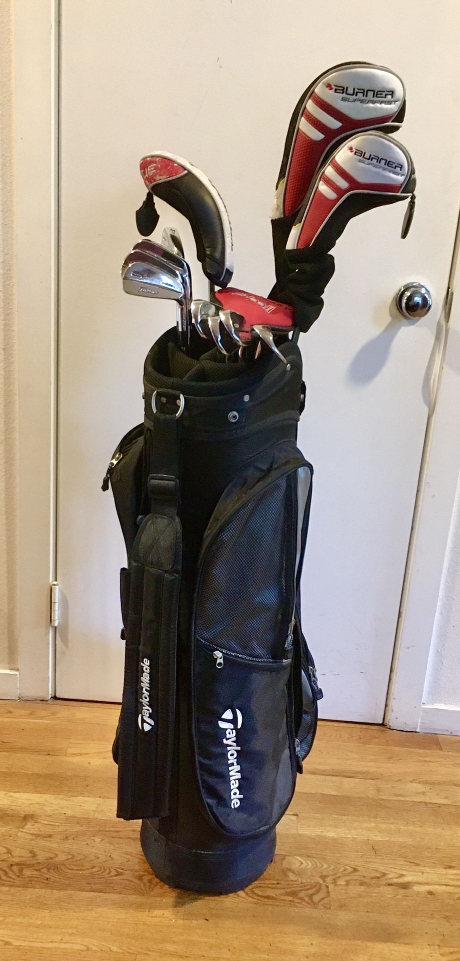 ADVANCED TaylorMade & Titleist GOLF SET (12 clubs & bag) NEW grips