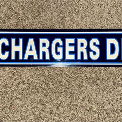 Los Angeles Chargers Street Sign