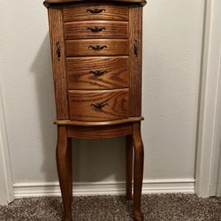 Jewelry Cabinet Chest Armoire Stand