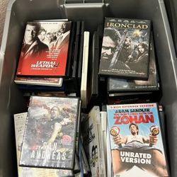 Over 30 Dvd movies 