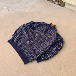 Nautica navy blue quarter zip sweater Mens Small