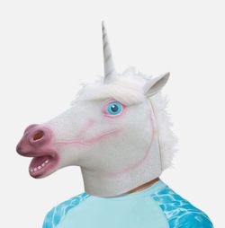 Latex Mask Horse Green Monster Santa Claus for Christmas, Halloween & Holiday