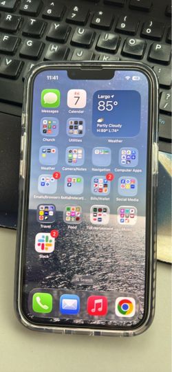 iPhone 13 and Floral Bee Print Clear Phone Case