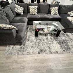 Grey Sectional Sofa 