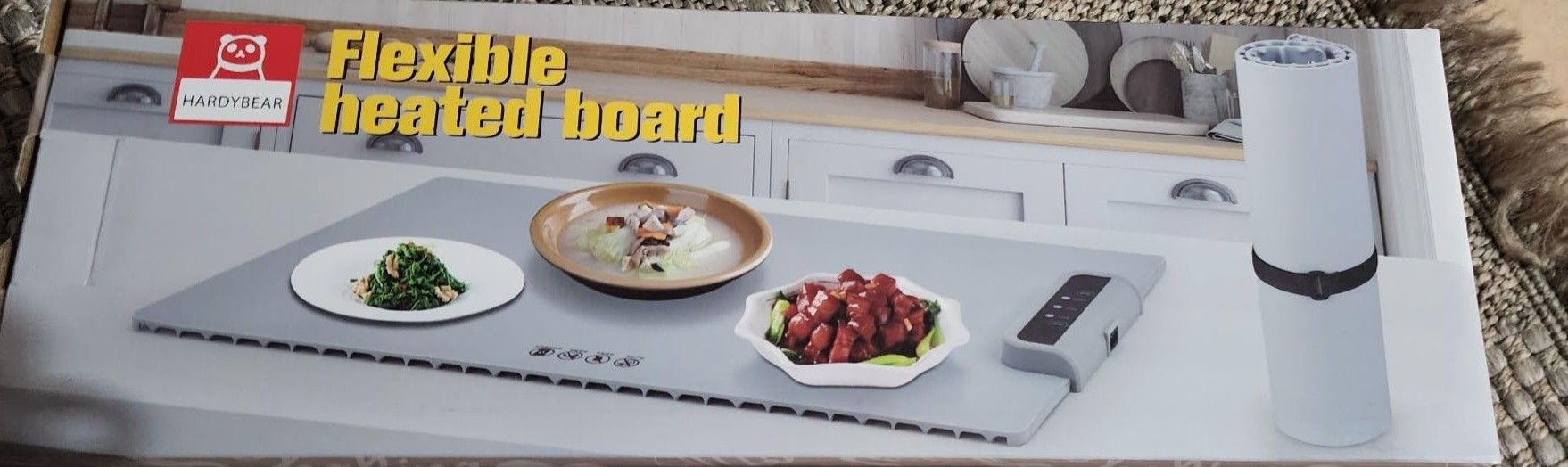 PortableElectric Warming Tray with Time Moders Locking Function Adjustable Temperature Control