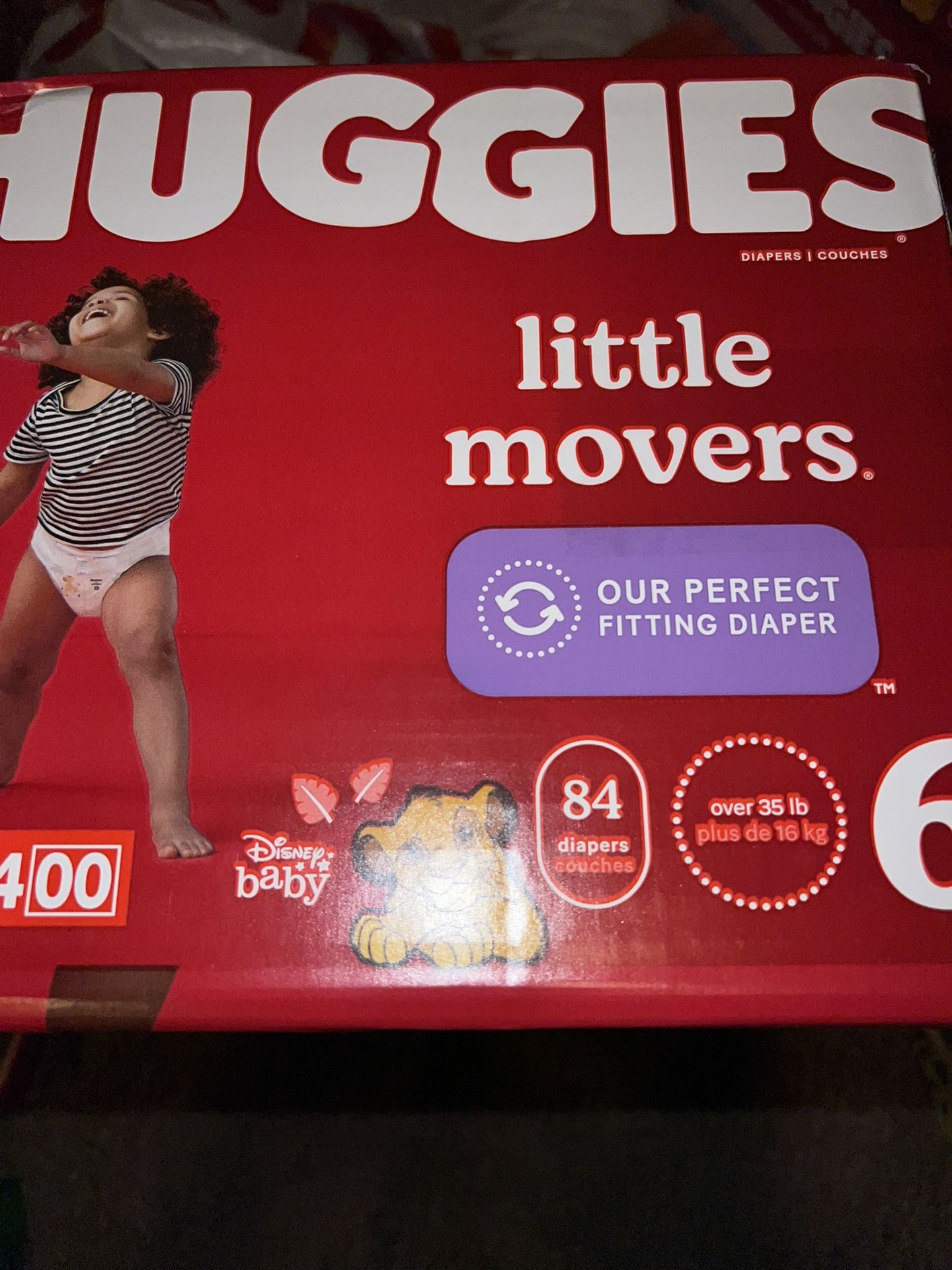 Huggies Size 6 84 Pack 