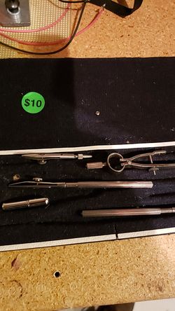 Vintage drafting set