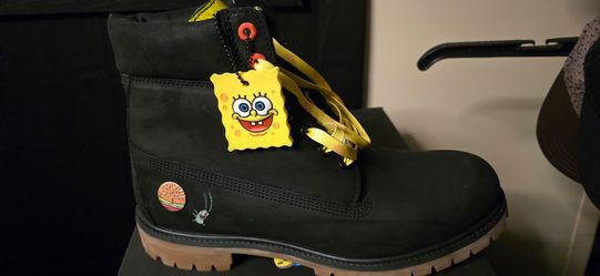 Size 12 Spongebob x Timberland boots limited release special edition