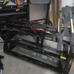 3 Tier TV Stand With TV Mount