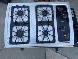 Whirlpool gas stove top