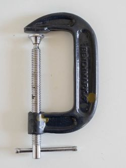 Benchmark 4” C-Clamp - Cast Iron, Heavy Duty