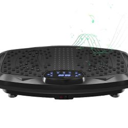 Vibration Plate Exercise Machine Whole Body Workout Vibration Fitness Platform for Home Fitness & Weight Loss + BT + Remote, 99 Levels