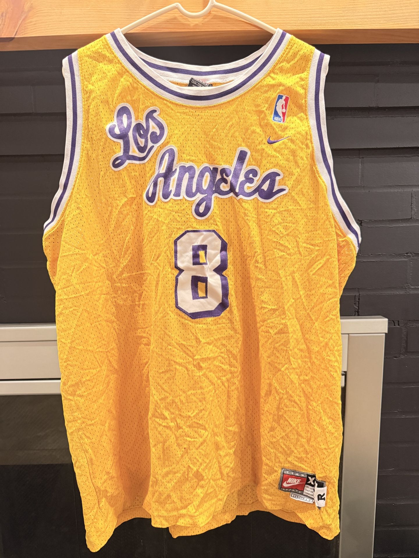 Vintage Nike NBA Mens Los Angeles Lakers Kobe Bryant Rewind 61 Jersey sz XXL