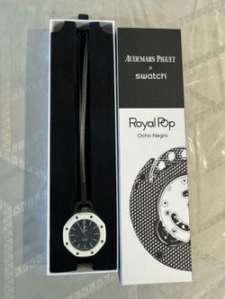 Swatch × Audemars Piguet AP Bioceramic Royal Pop Ocho Negro