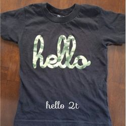 Hello Tshirt 2T