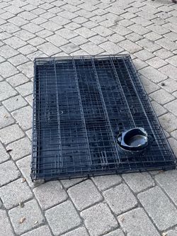 Wire Crates for Dogs EveryYay Ultra Tough 2-Door Folding Dog Crate, X-Large, 43.41" L X 29.14" W X 30.4" H, With Handles