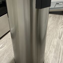 Used Stainless Steel Trash Bin