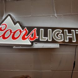 Coors Light Sign
