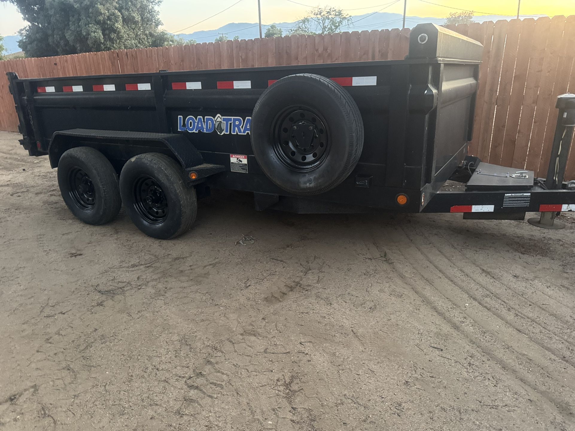 Load Trail Dump Trailer 14K 14ft X 7ft Heavy Duty