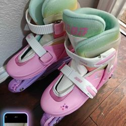 Girls Skates/Roller blades interchangeable Size  (3-6)