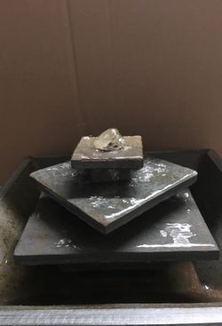 Slate water fountain