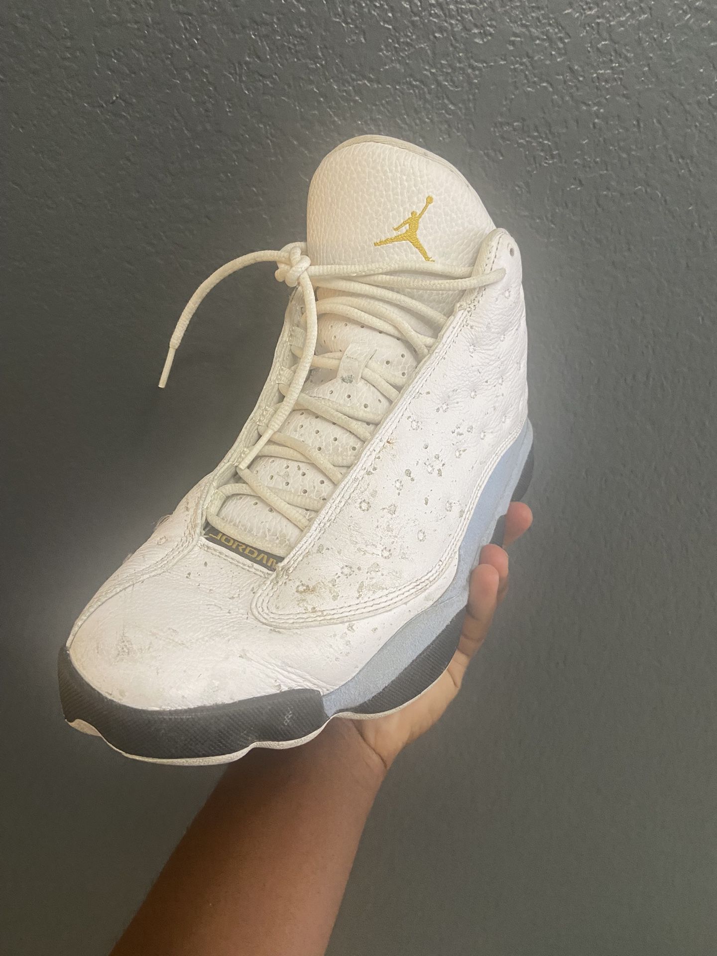 Blue And White Jordan 13