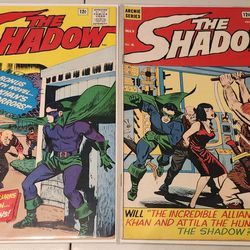 The Shadow #3 + #6, 1960s, 2 Comics Total 