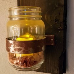 Mason Jar, Rustic, Wall Decor