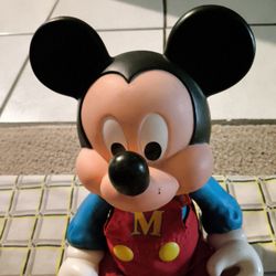 Vintage 1980s Mickey Mouse Figure 14” Arco Party Time Rare W/ Overalls, Posable OOP low price