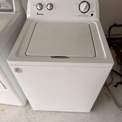 Amana Washer and Maytag Bravos XL Dryer Set