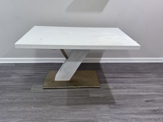 Contemporary White Desk