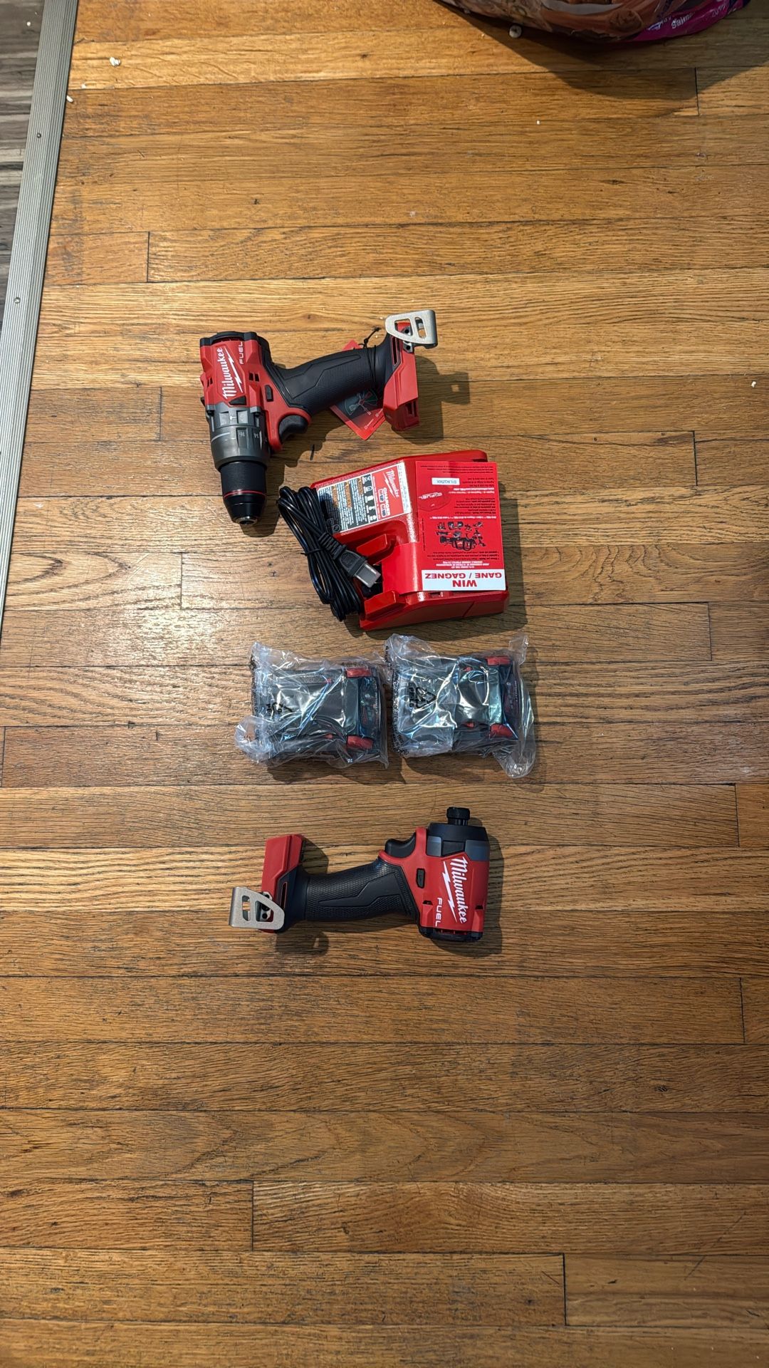 Milwaukee M18 Fuel Drill Set With Batteries And Charger