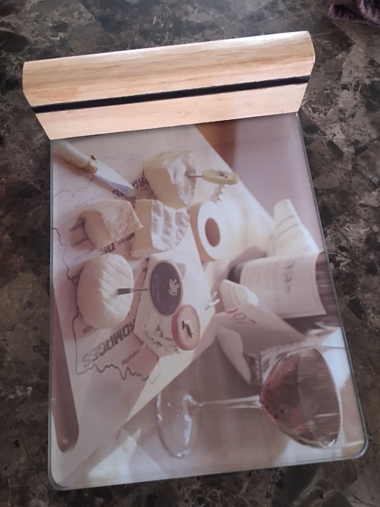Cheese board and tools