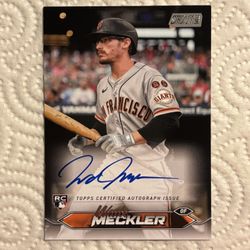 2024 Topps Stadium Club Wade Meckler Rookie Autograph Baseball Card