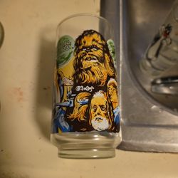 Burger King Coca Cola Glass Cups Star Wars 1977 3 Return of the Jedi 1983