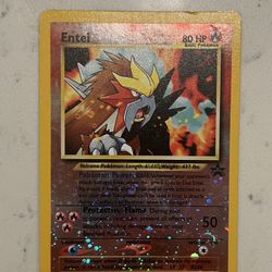 Holo Entei – Pokémon Promo – Vintage 2001 Legendary Card
