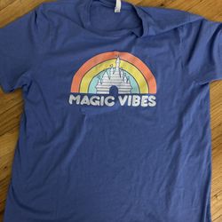 Disney blue Magic Vibes tee. Size XXL