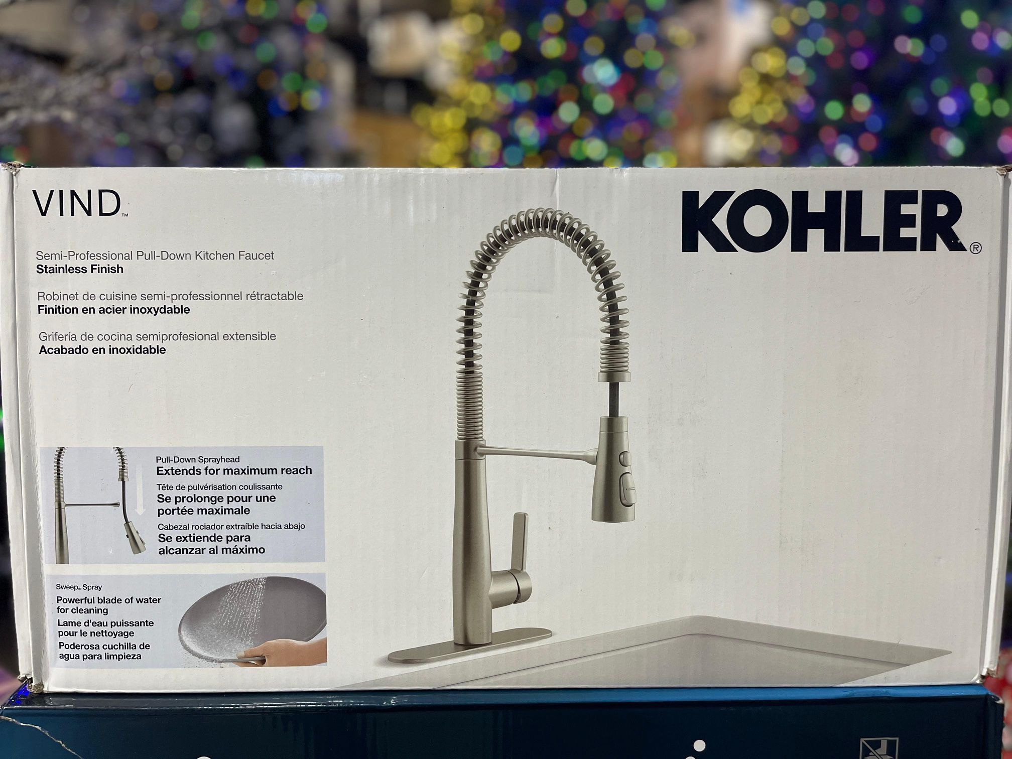 Kohler Vind Semi-Professional Pull-down Kitchen Sink Faucet
