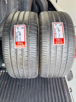 Two 2️⃣ Used Tires 🛞 Good Condition Lion Sport 235/40R18 “