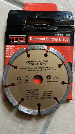 2 Pcs - 4 1/2” Diamond Cutting Blade