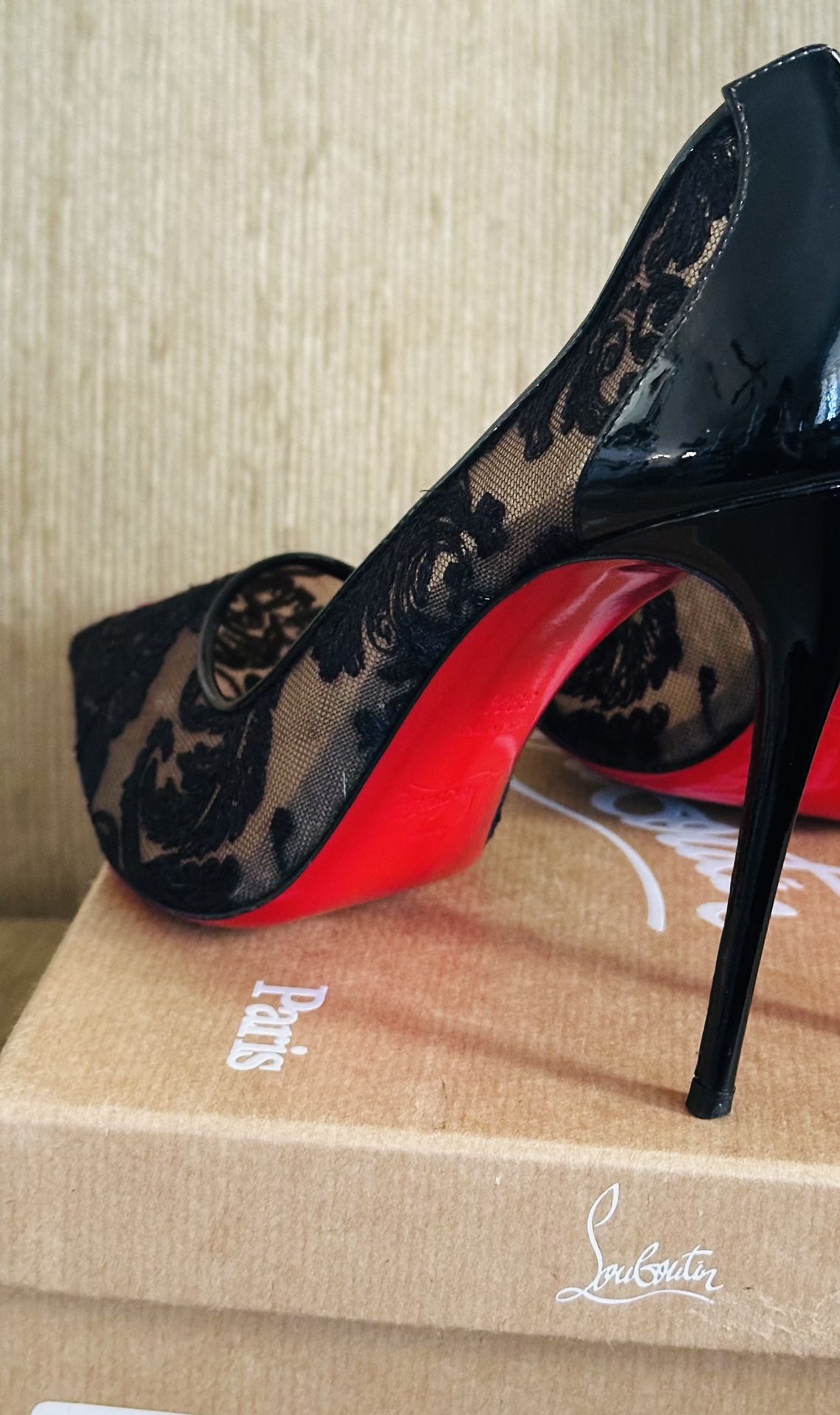 AUTHENTIC CHRISTIAN LOUBOUTIN SO LATE SIZE 7.5