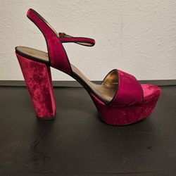 Red Velvet Nine West Heels