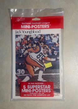 (3) 1981 Marketcom NFL mini poster sealed  packs. Negotiable