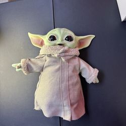 Star Wars Mandalorian The Child 11" Plush Baby Yoda Grogu Doll Mattel