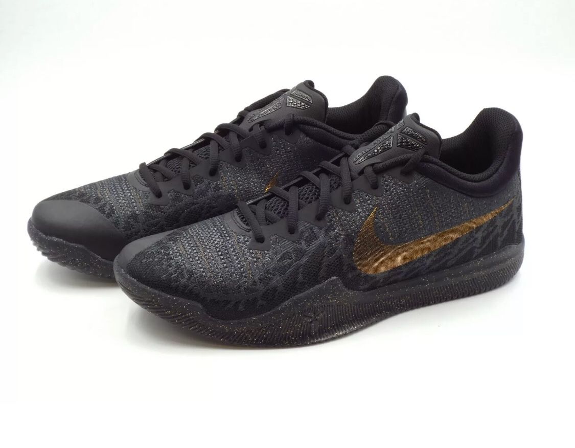 Kobe Bryant Nike mamba rage shoes men size 11 brand new box “Black & Gold