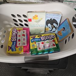 Free Books And Rhyming/ Consonants Bingo Cards
