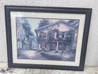 Large print of French Scene.